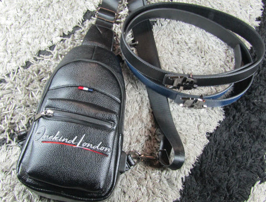 OneKind Retro Sling Bags - Leather with USB Port