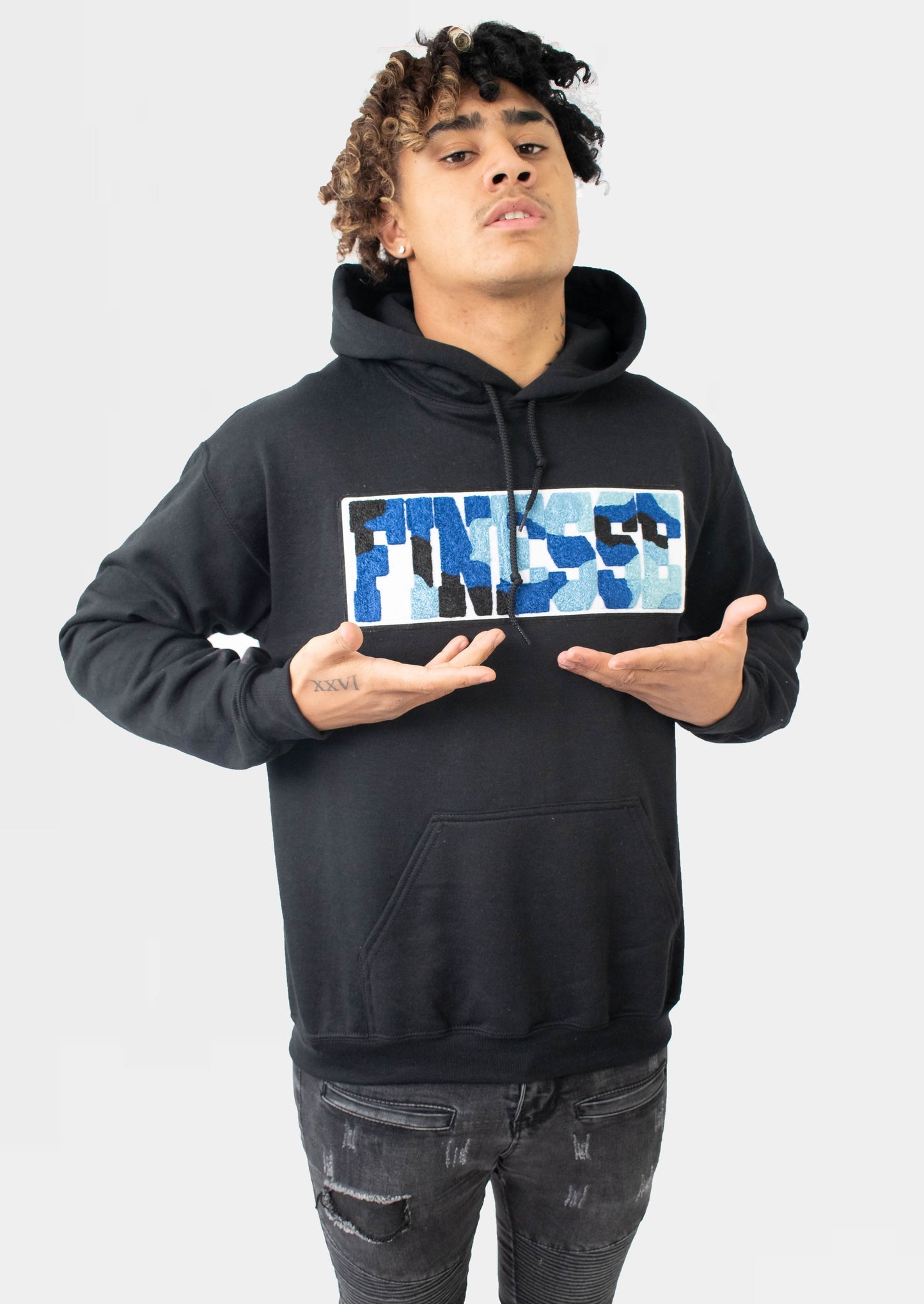 1K Chenille Embroidered Hoodies - Hand Stitched Luxury