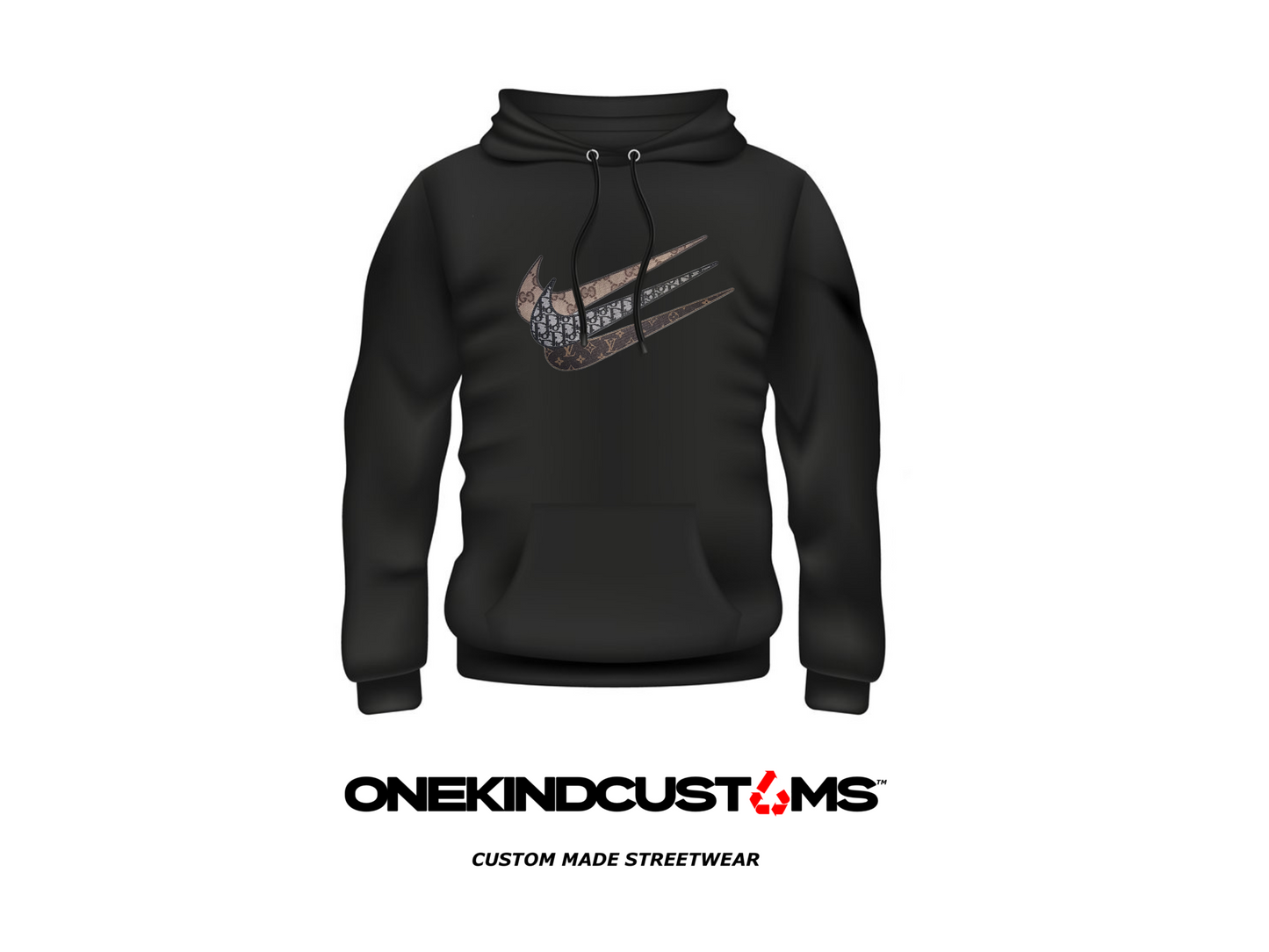 Custom Embroidered Hoodies | Triple Tick & Skull Snake | ONEKIND