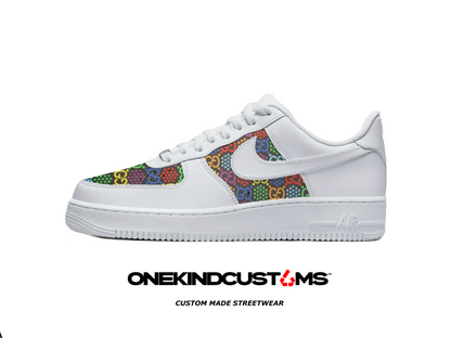 Custom Psychedelic Pattern Nike Trainers | ONEKIND