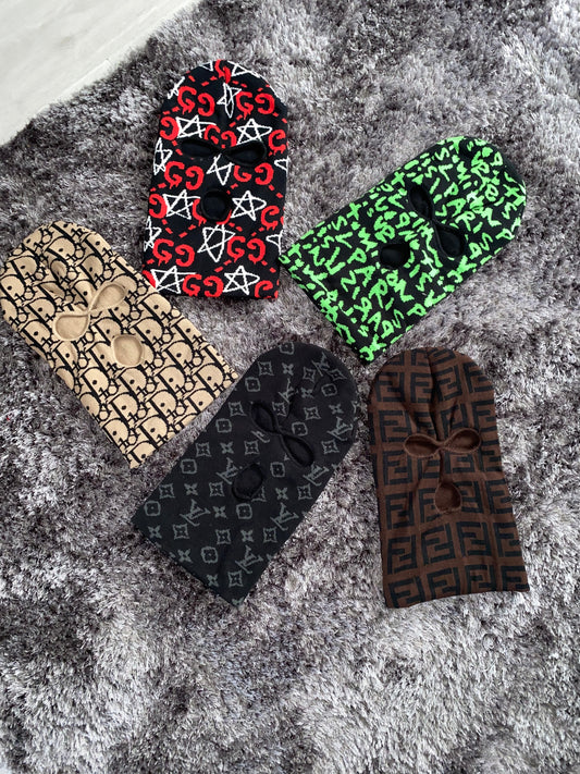 OneKind Atelier Ski Mask Balaclava - Cotton Printed