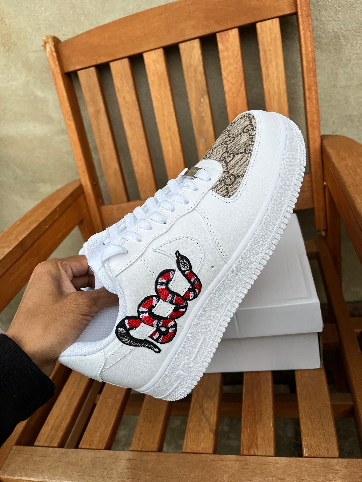 OneKind Atelier King Snake Sneakers - Handcrafted Leather