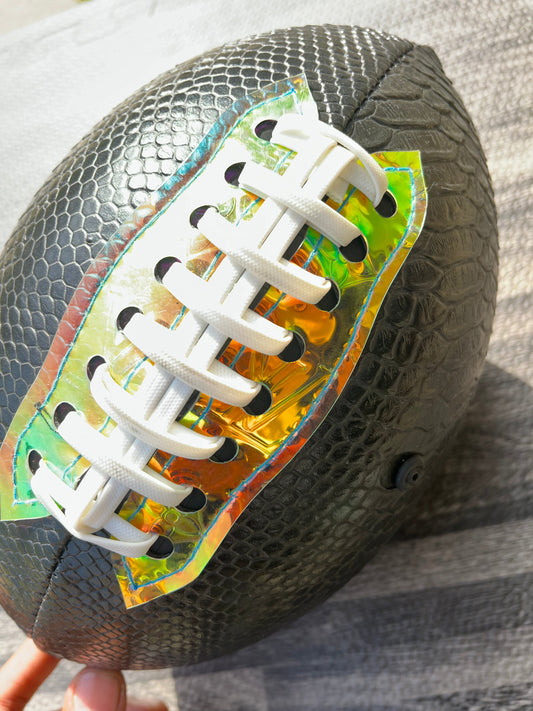 Custom Black Snakeskin American Football | ONEKIND Atelier