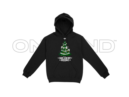 Merry Kicksmas Christmas Hoodies & Tees.